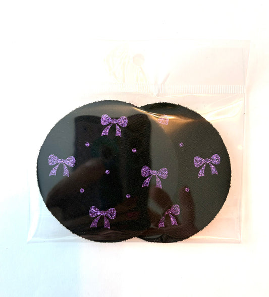 Sparkle Bow Car Coasters