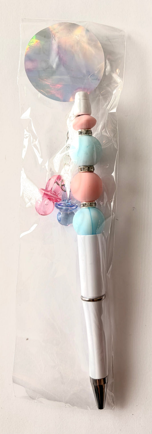 Blue & Pink Pacifier Pen