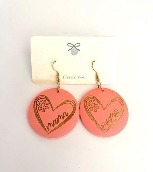 Peachy Mama Earrings