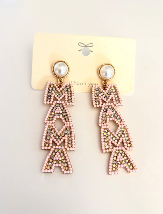 Light Pink Mama Earrings
