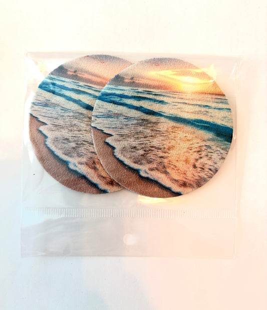 Beach Car Coasters
