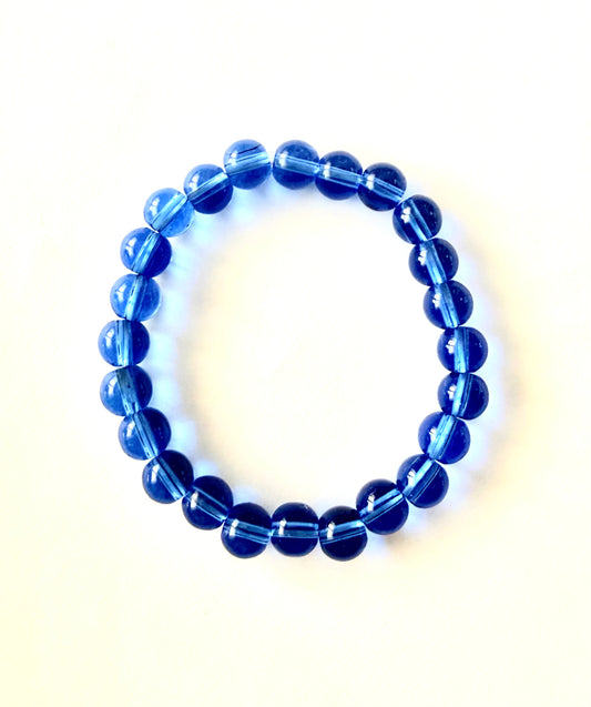 Blue Stretchy Bracelet